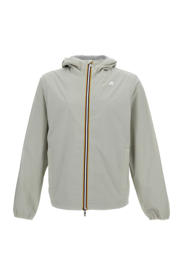 K-Way Short Jacket With Adjustable Hood