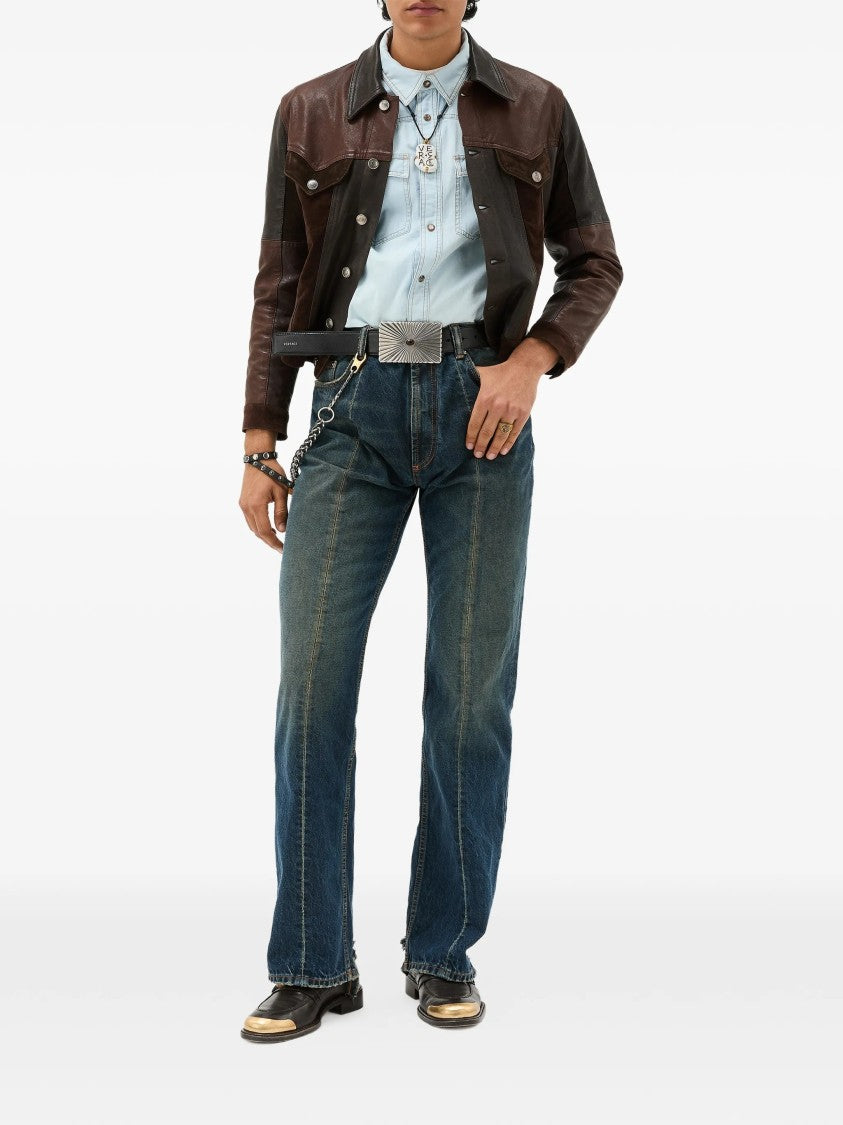 Versace Blue Shibuya Non-Stretch Vintage Denim Jeans