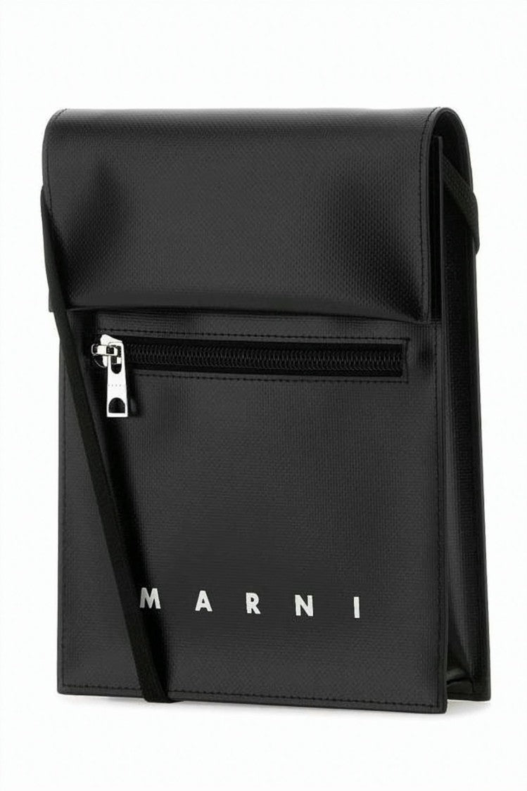 Marni Rectangular Crossbody Bag With Minimalist Logo Detail