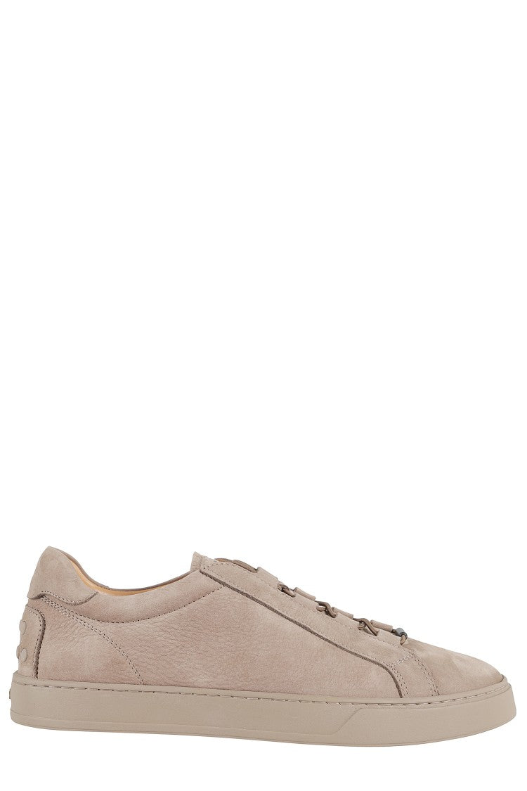Tod's Nubuck Leather Sneakers With Embossed Branding
