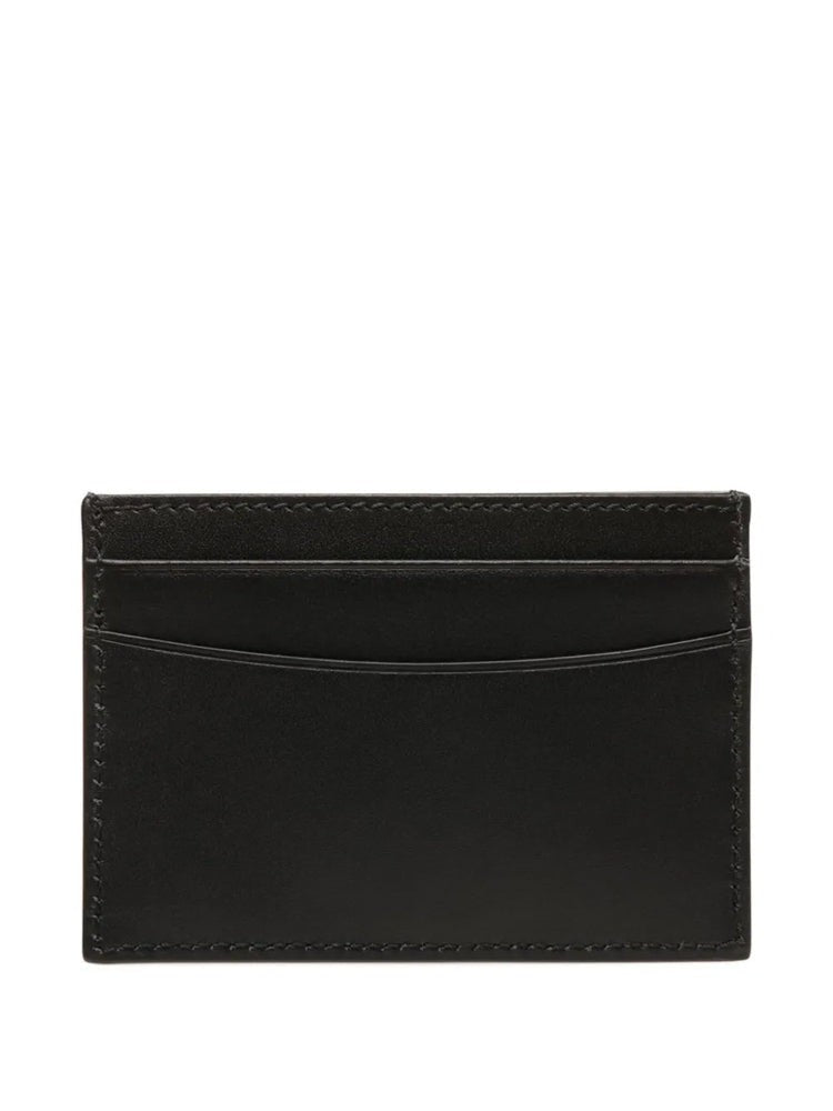Bally Black Minimalist Leather Wallet