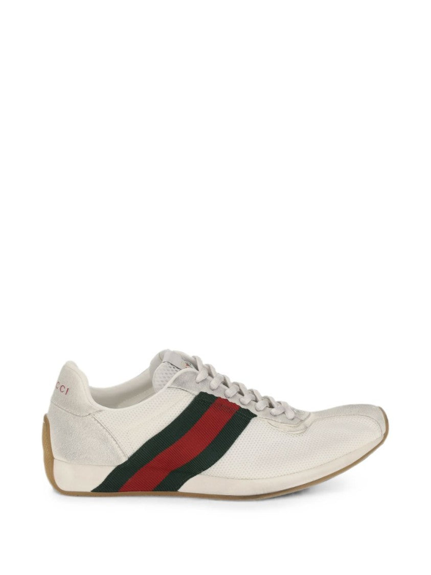 Gucci Web Stripe Low-Profile Low-Top Sneakers