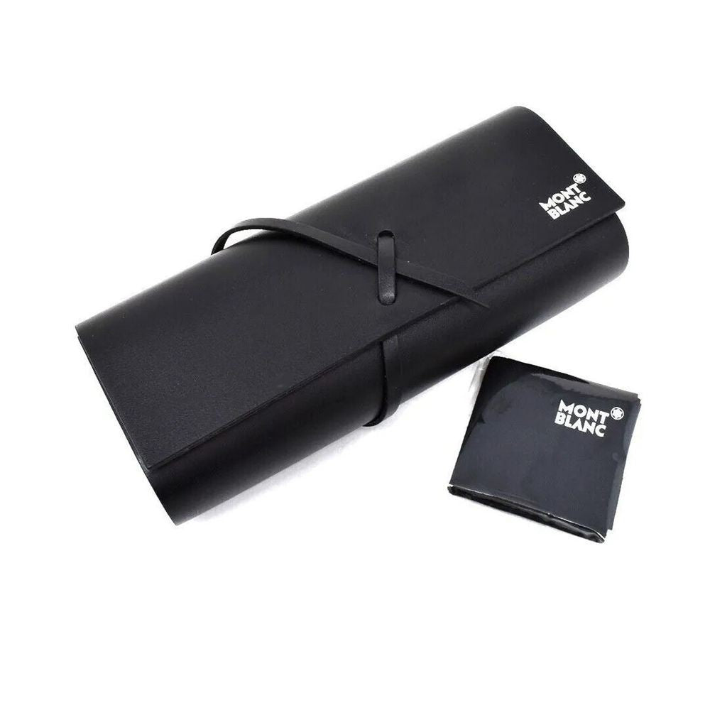 Montblanc Mb0344s Linea Meisterstück Openwork Rectangular Sunglasses