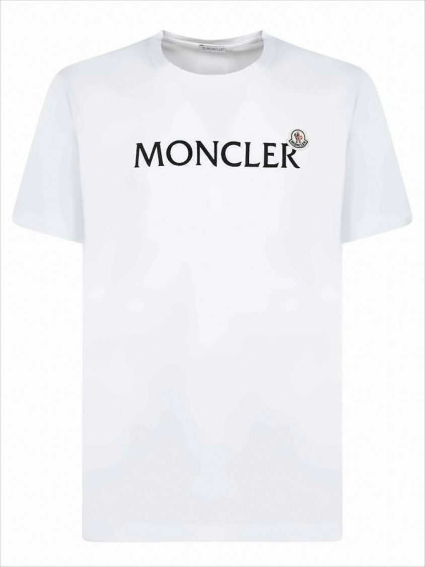 Moncler Minimalist Crew Neck T-Shirt With Bold Logo