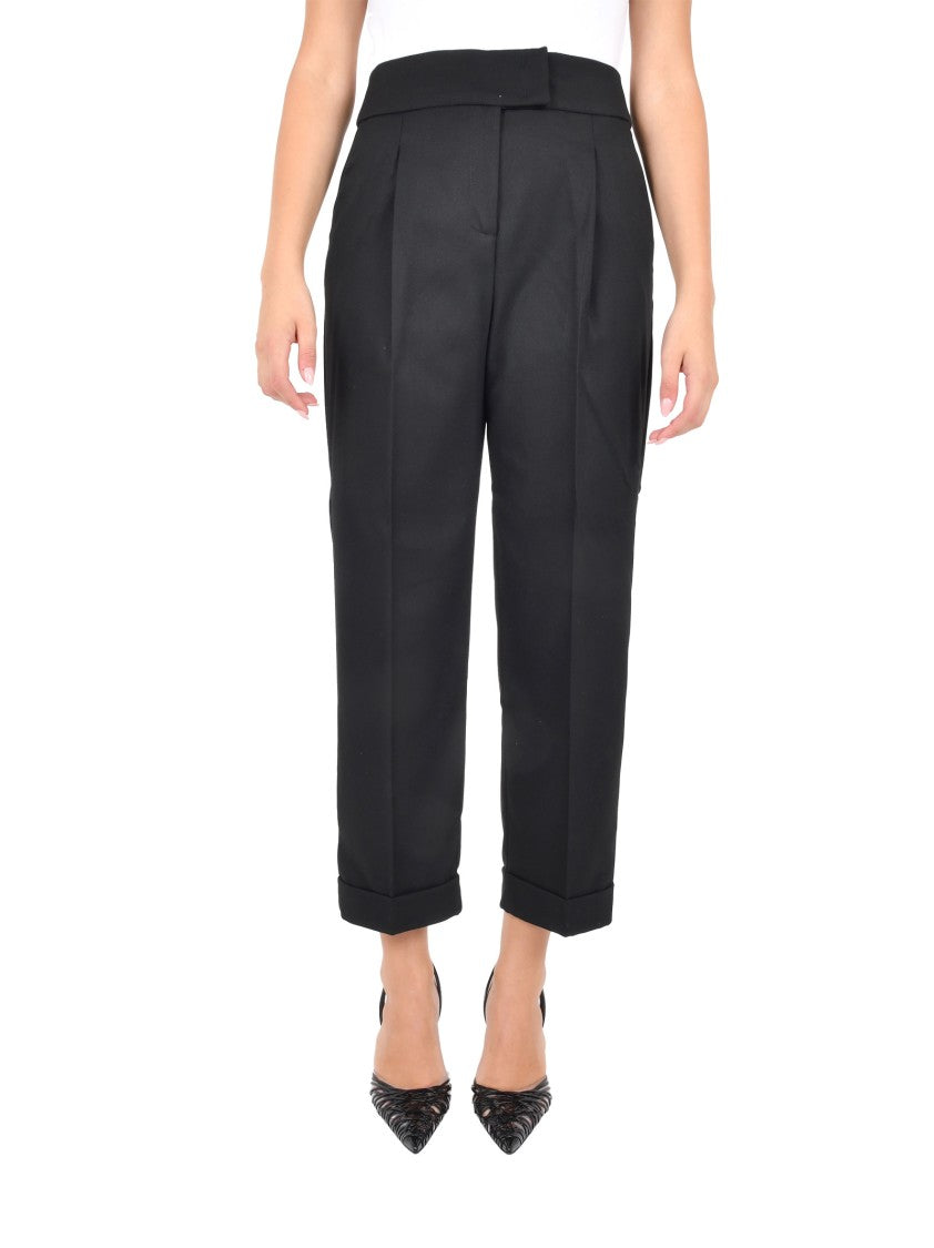Pennyblack Carrot Fit Trousers With Turn-Up Hems