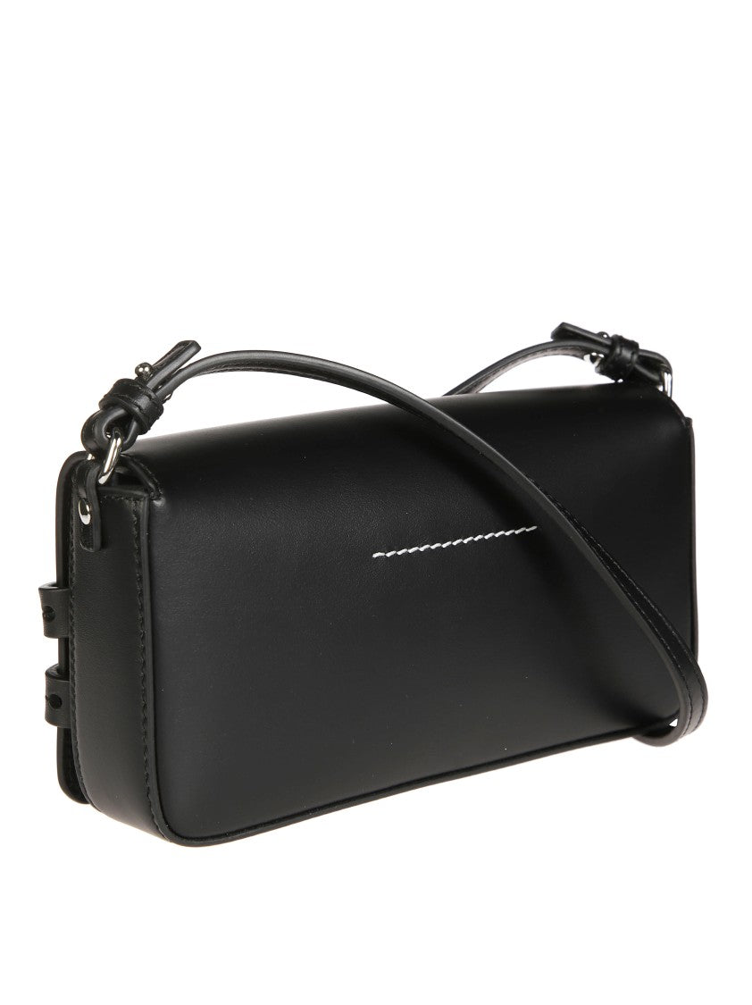 Mm6 By Maison Margiela Crossbody Bag With Design And Adjustable Strap