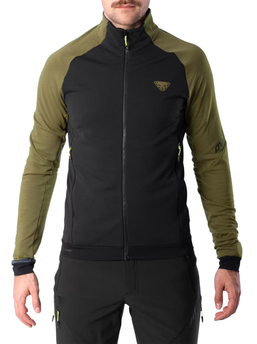 Dynafit Fitted Activewear Jacket With High Collar And Zippered Pockets