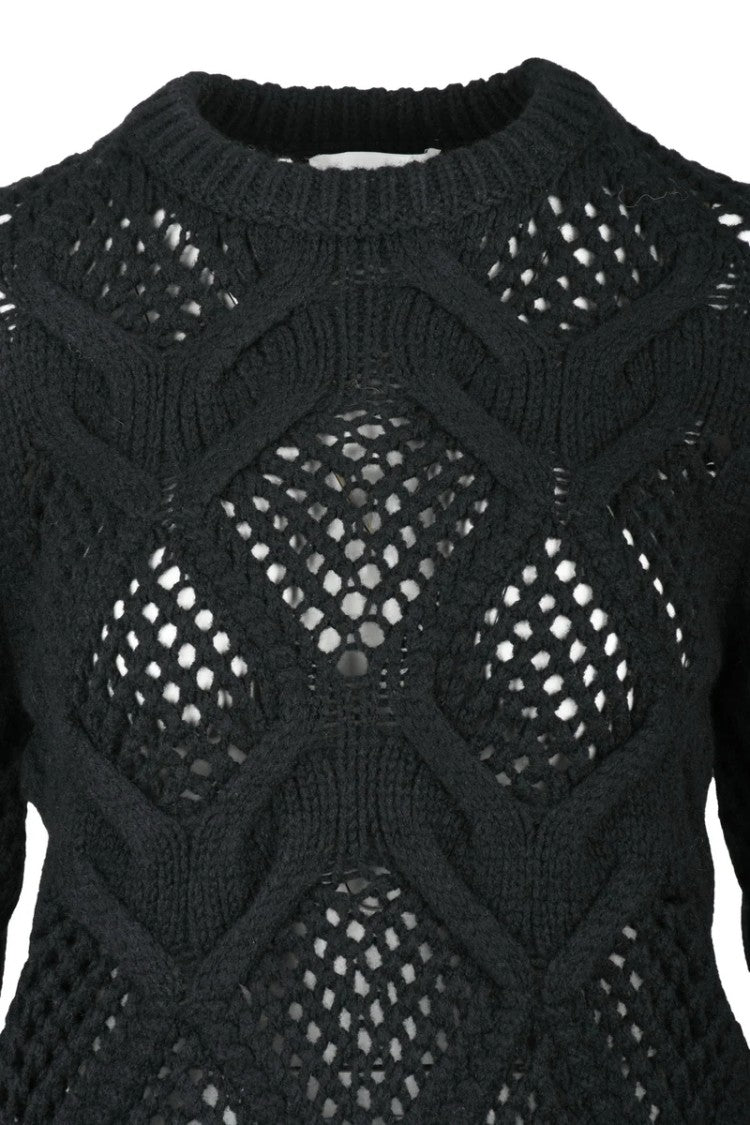 Sportmax Narvel Virgin Wool Knit - Black