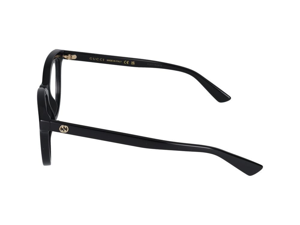 Gucci Eyeglasses Gg1687o 001 Black Black Transpare 52/18/140
