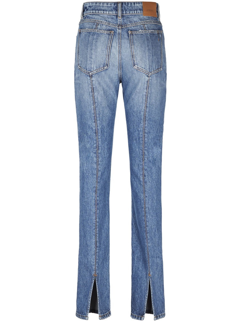 Max Mara Straight-Leg Denim Jeans With Classic Five-Pocket Design