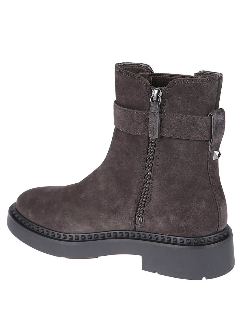 Ash Margot Brown Suede Ankle Boots