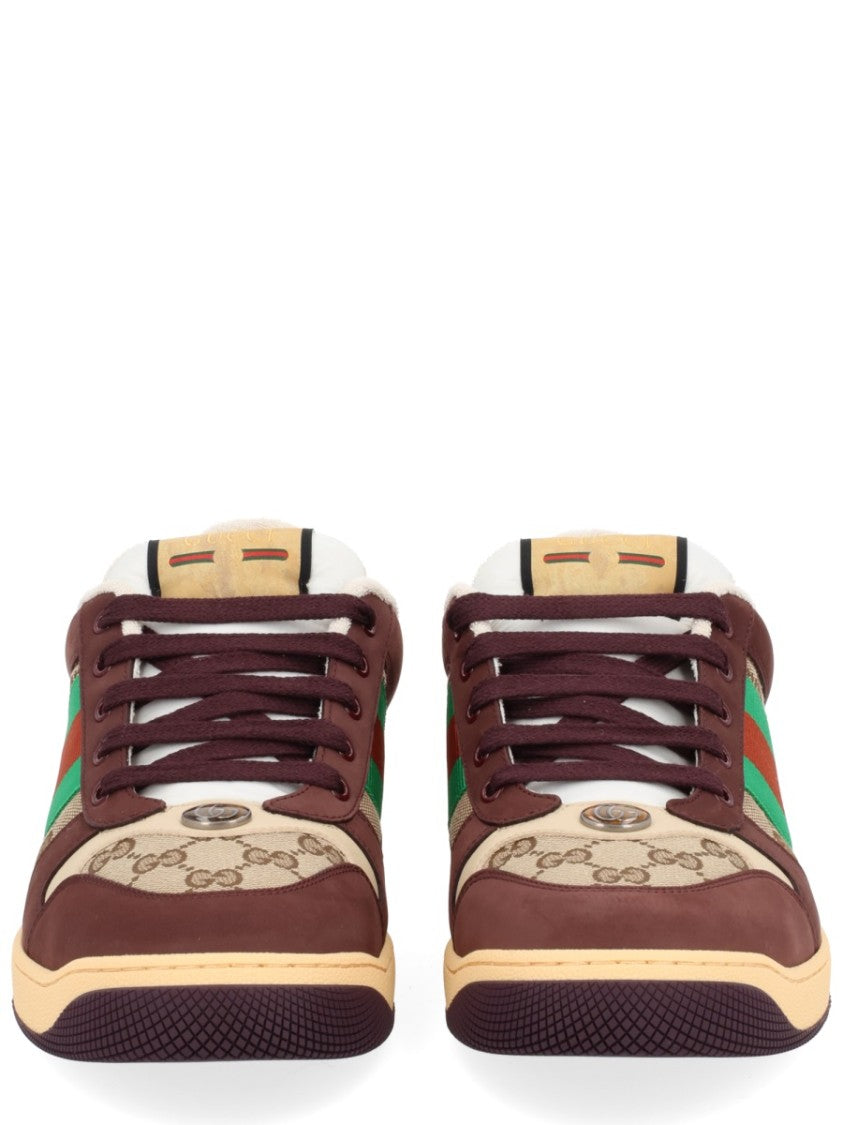 Gucci Screener Monogram Low-Top Sneakers