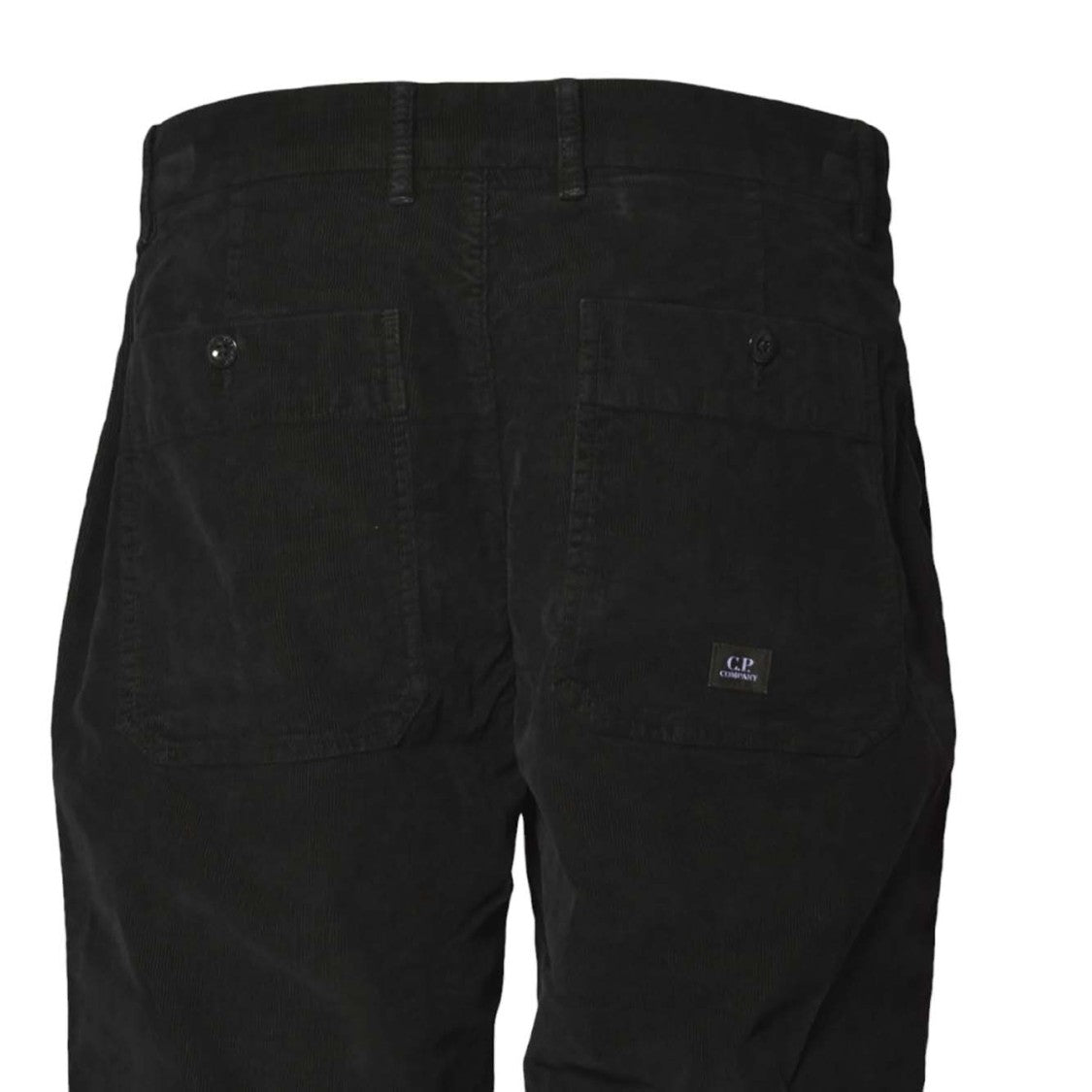 C.P. Company Straight-Leg Trousers With Buttoned Closure And Patch Pockets