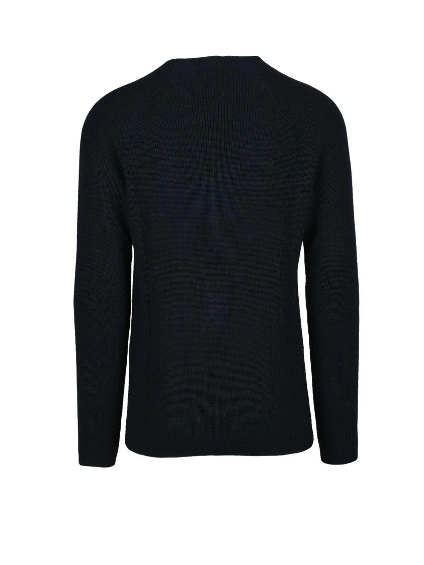 Daniele Fiesoli Merino Wool Acrylic Sweater - Midnight Blue