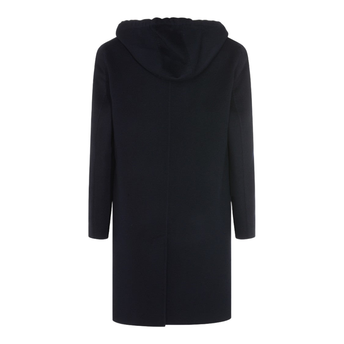 Lardini Hooded Coat With Button-Up Front