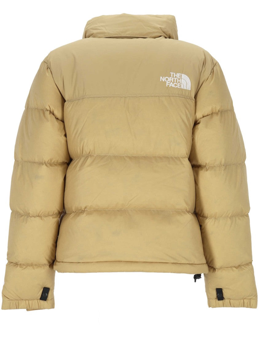 The North Face Boxy Silhouette Puffer Jacket With High Collar And Zip Pockets