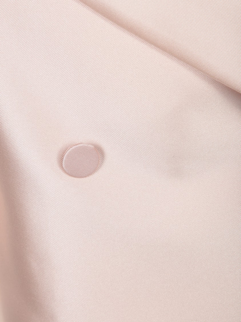 Blanca Vita Tailored Nude Satin Mikado Jacket