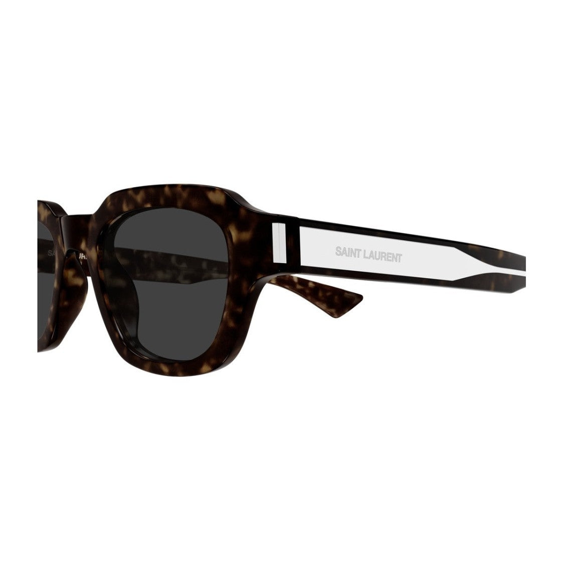 Saint Laurent Havana Sl 791 Corner Angle Recycled Acetate Sunglasses