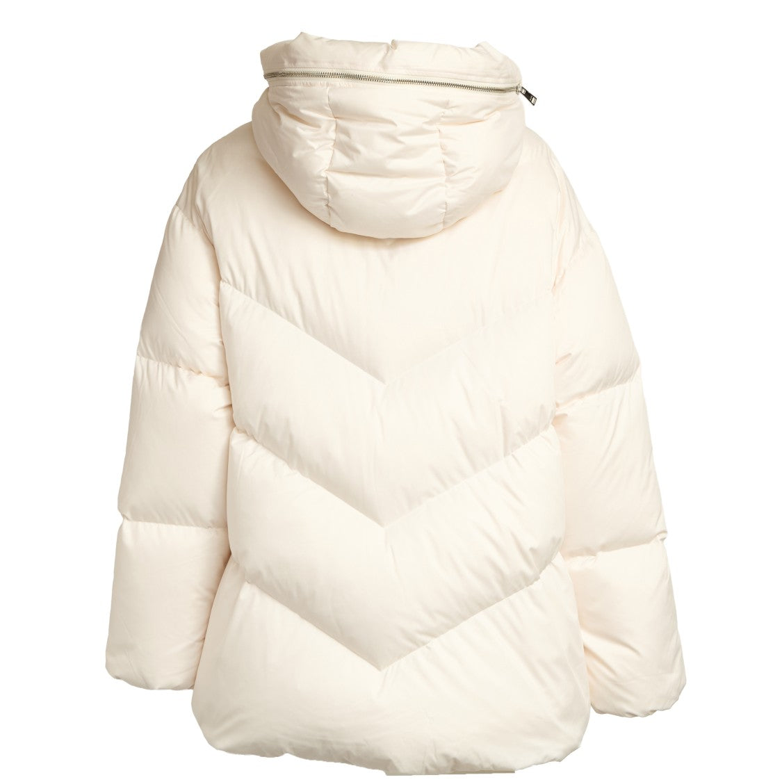 Add Water-Repellent Puffer Jacket With Extendable Hood And Innovative Details
