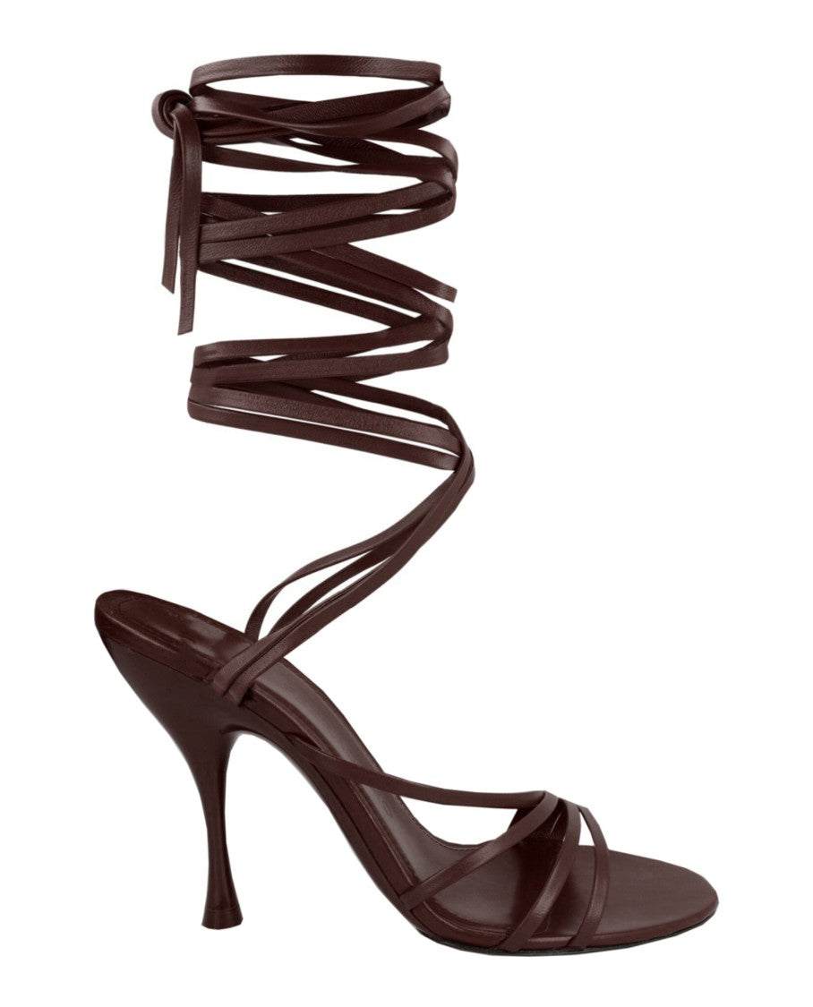 Ferragamo Victoria X5 Wrap Tie Sandals