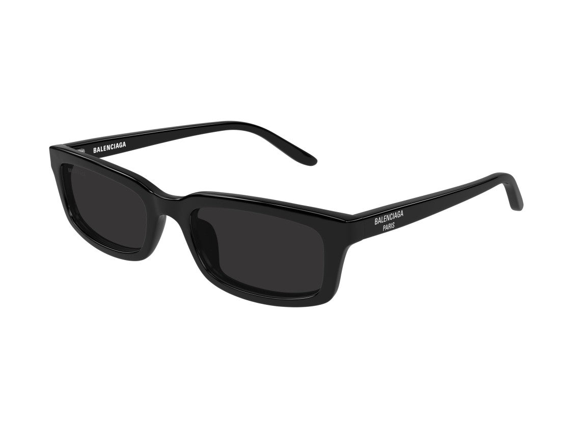 Balenciaga Bb0526s Glossy Acetate Rectangular Sunglasses