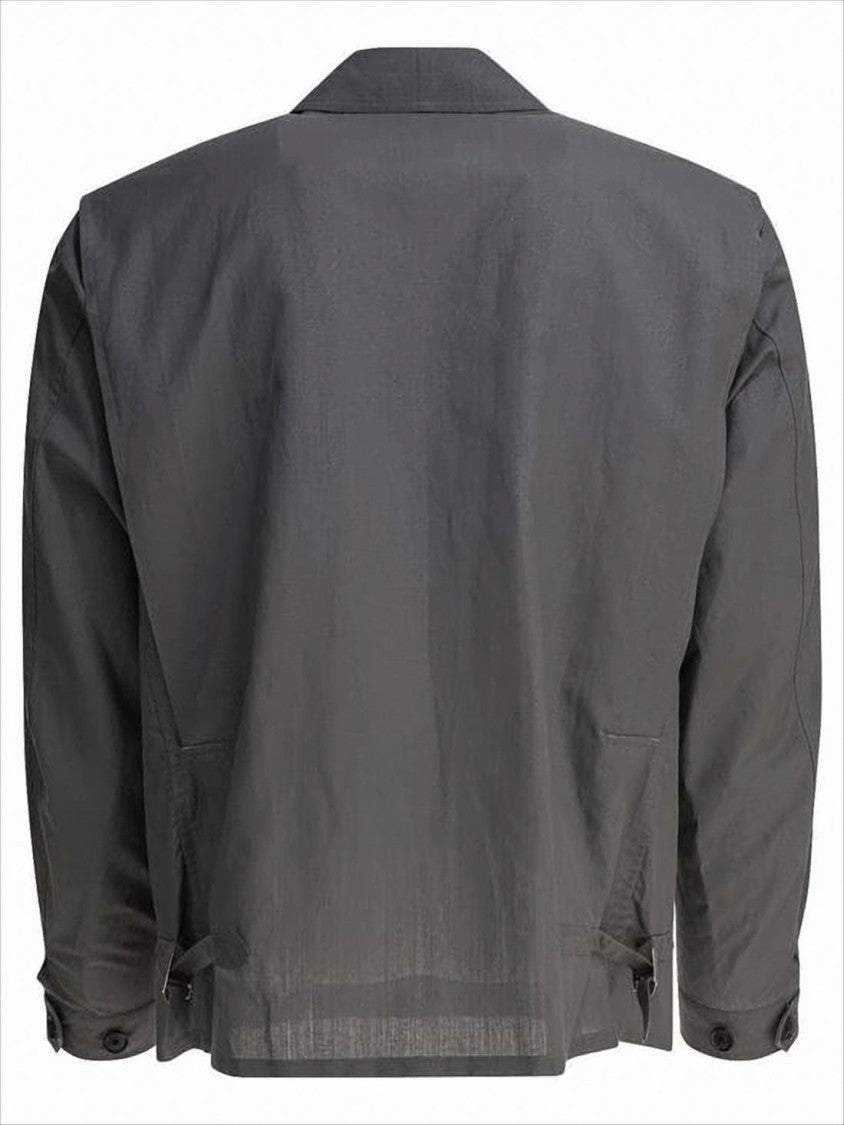 Kaptain Sunshine Minimalist Grey Casual Jacket