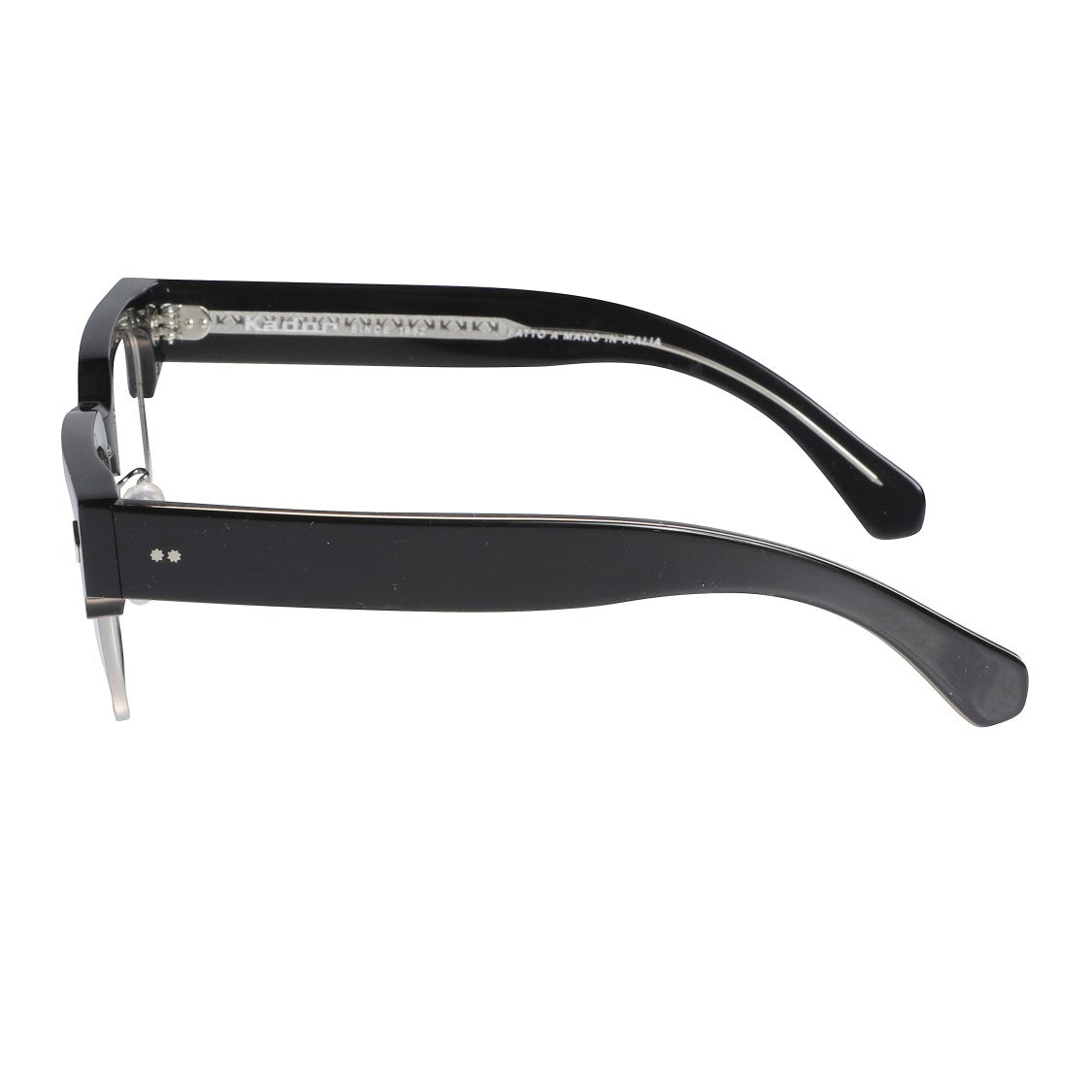 Kador Tobako Cm Half-Rim Eyeglasses With Bold Black Frame