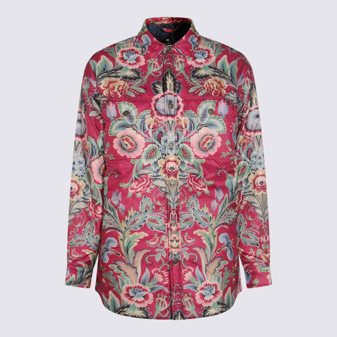 Etro Floral Pattern Down Jacket