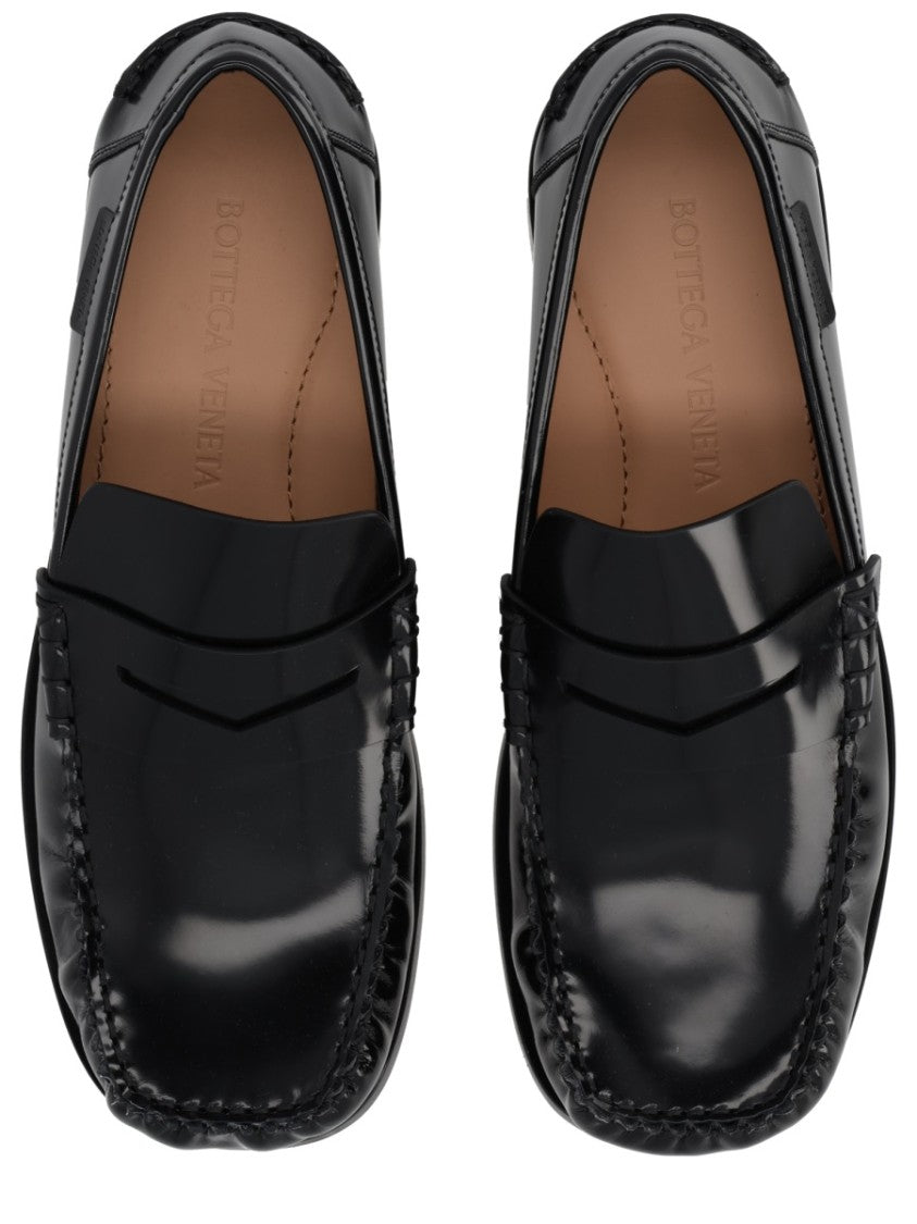 Bottega Veneta Truman Calf Leather Penny Loafers