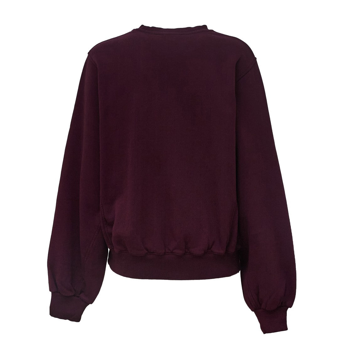 Rotate Heavyweight Round Neck Sweatshirt With Ribbed Trims