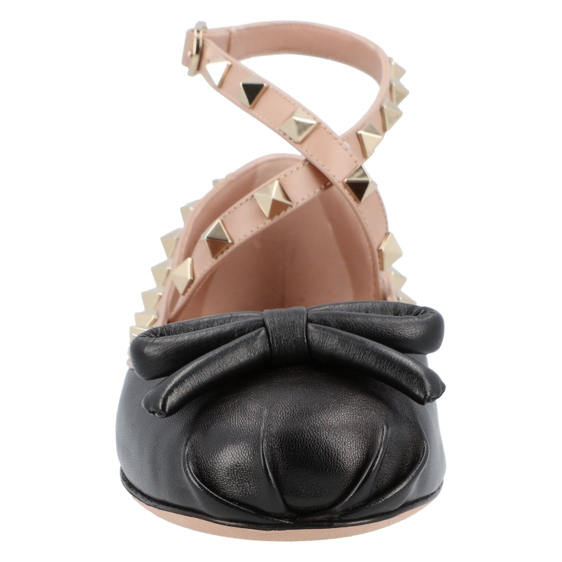 Valentino Rockstud Ballet Flats Black