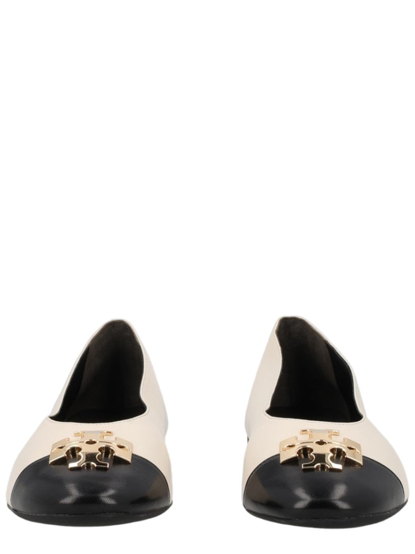 Tory Burch Multicolour Metallic Emblem Caprine Flats