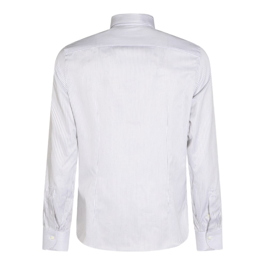 Canali Long-Sleeve Striped Tailored Shirt