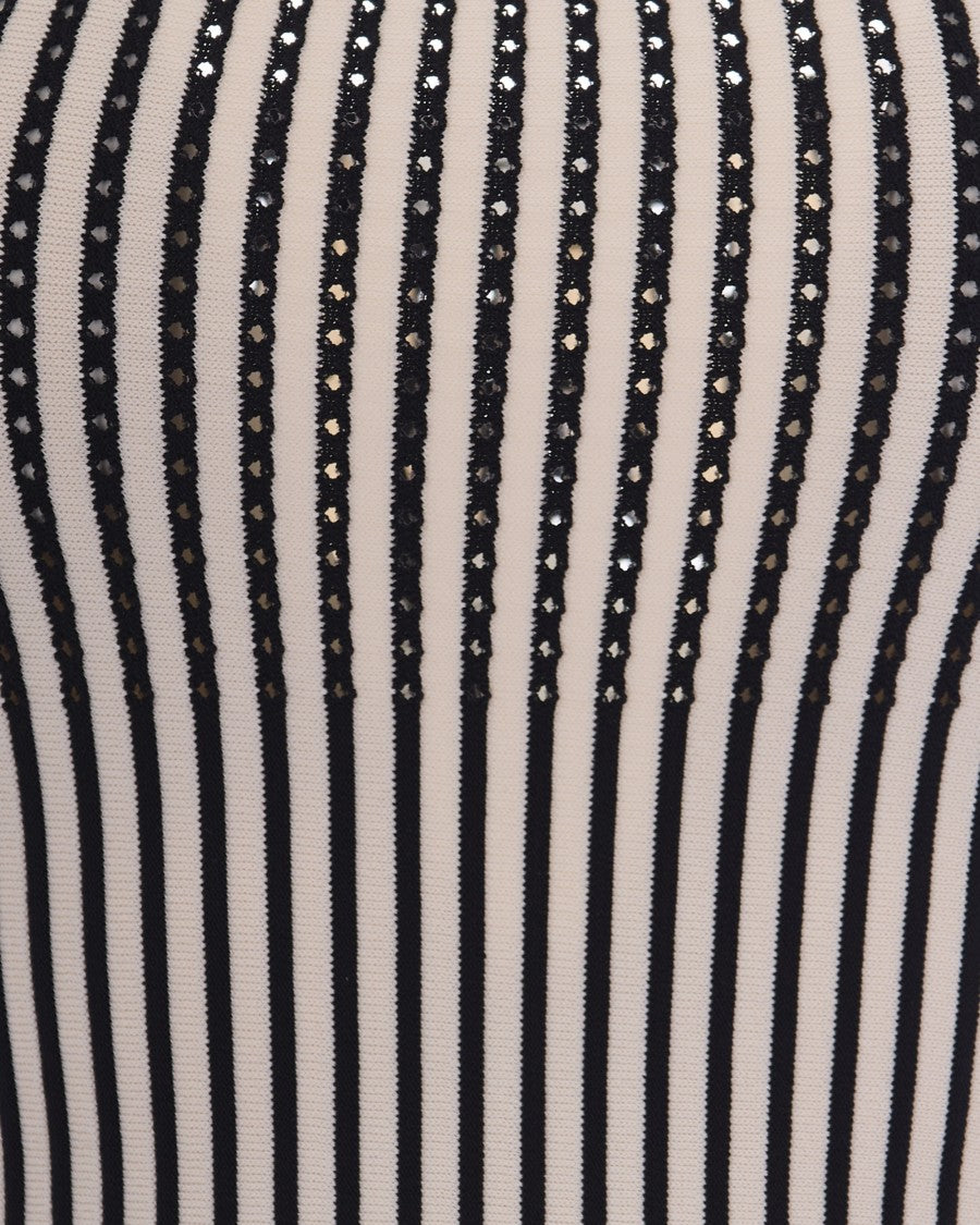 Elisabetta Franchi Black Butter Tricot Top