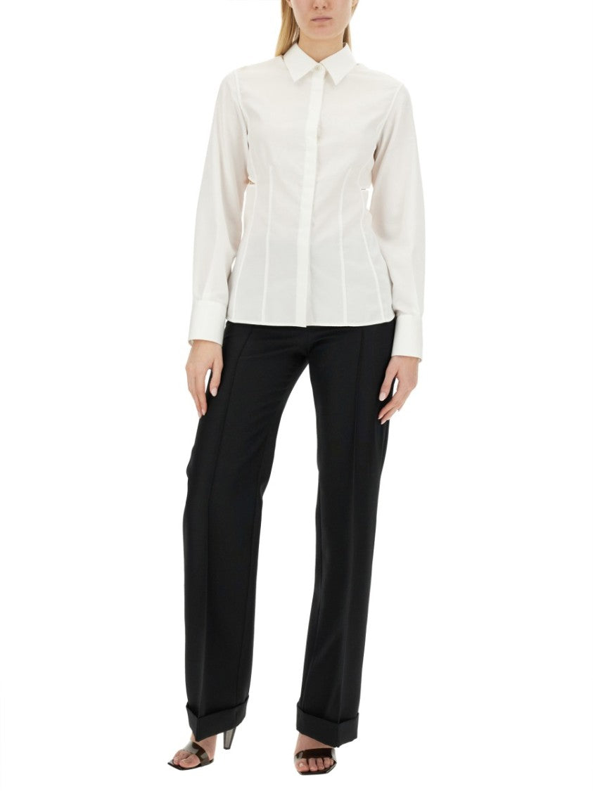 Helmut Lang Tailored White Cotton Shirt