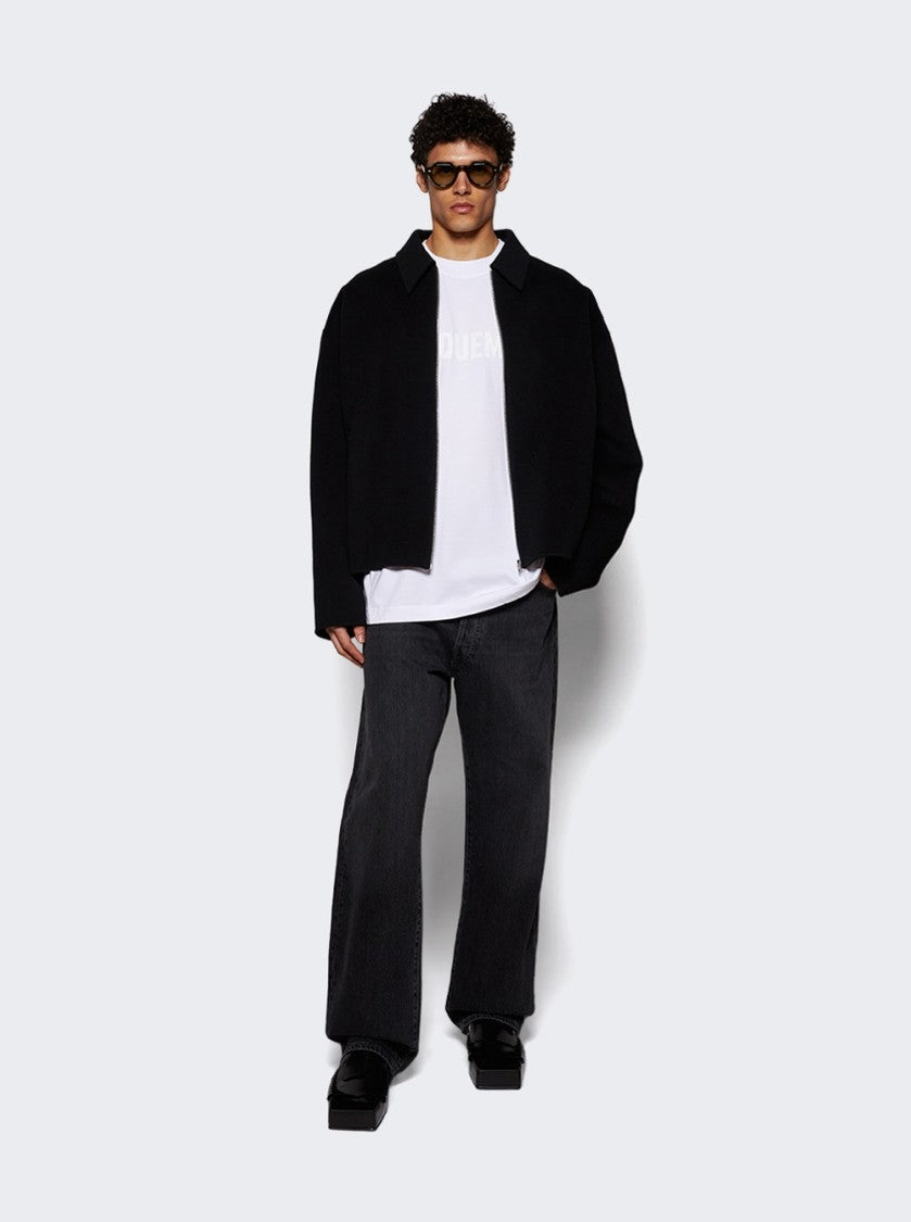 Jacquemus Gros Grain Zip Hoodie Light Beige