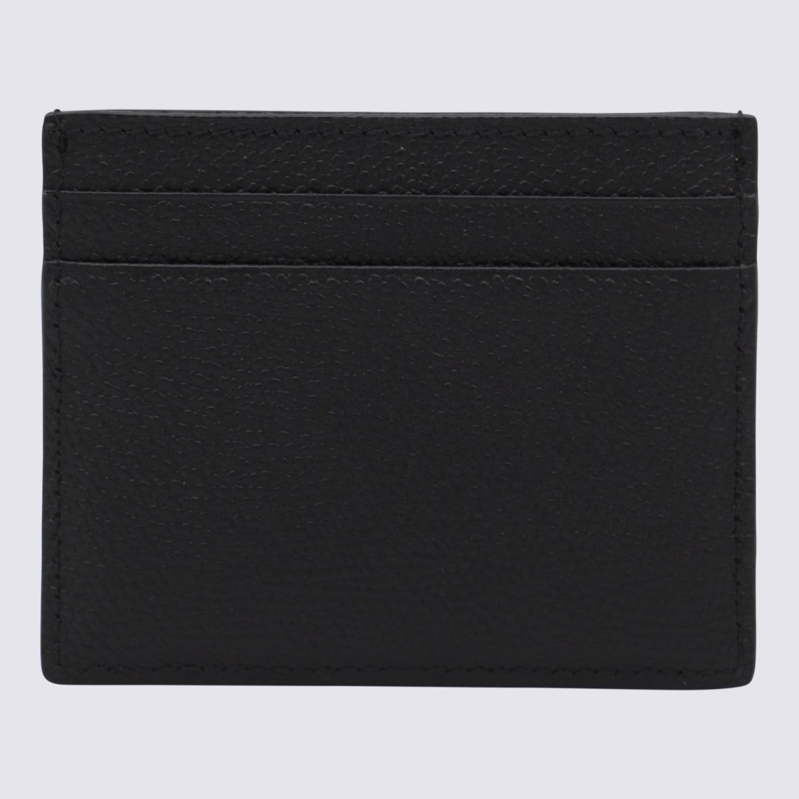 Valentino Garavani Black Wallet With Smooth Texture And Compact Design