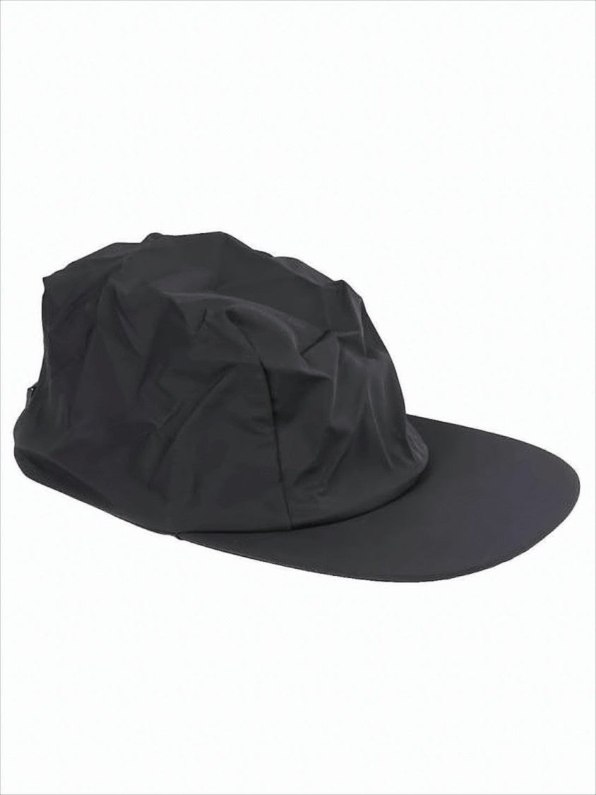 Homme Plissé Issey Miyake Structured Cap With Pleated Details And Adjustable Strap