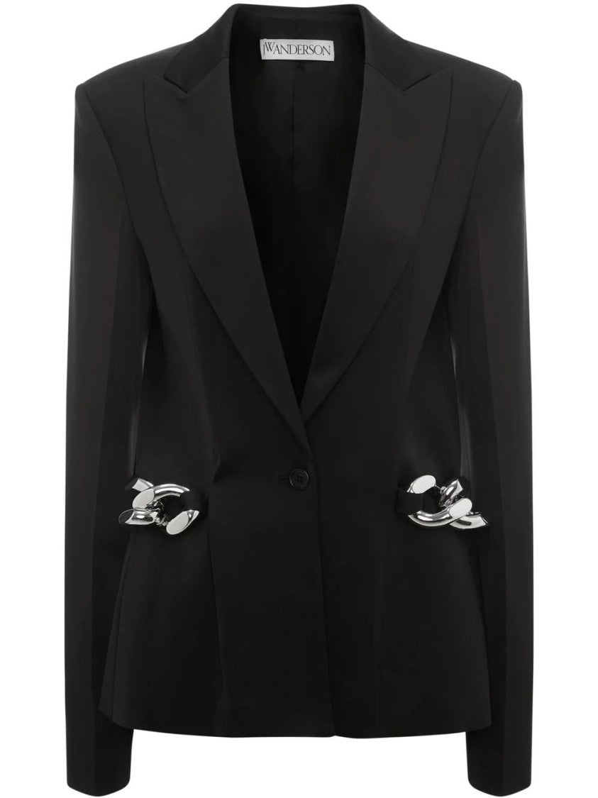 J. W. Anderson Silver Chain Link Sb Blazer