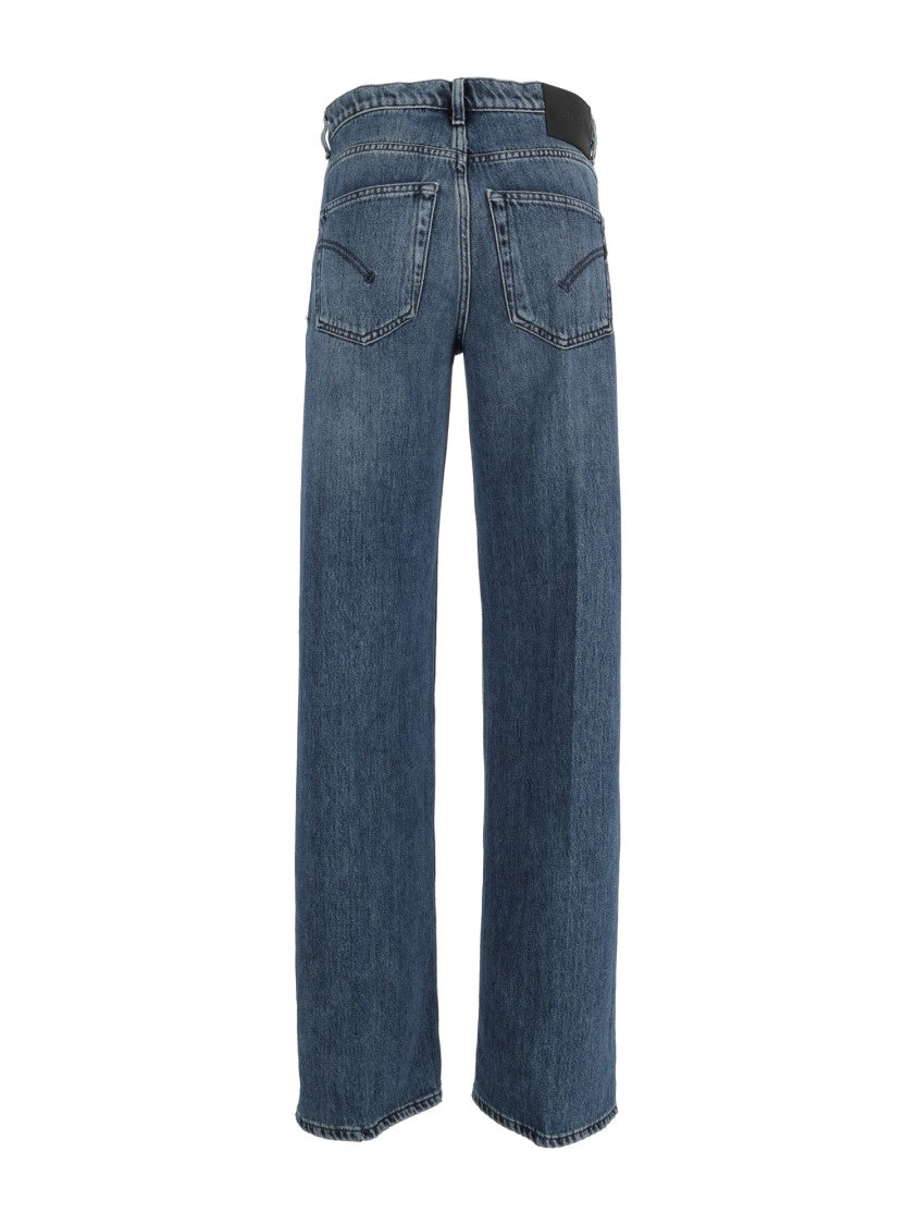 Dondup Straight-Leg Denim Pants With Classic Five-Pocket Design
