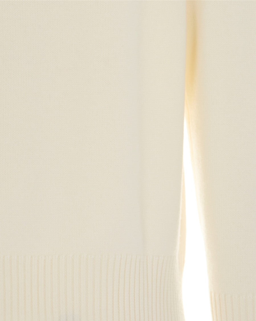 Paolo Pecora High Neck Sweater - Cream