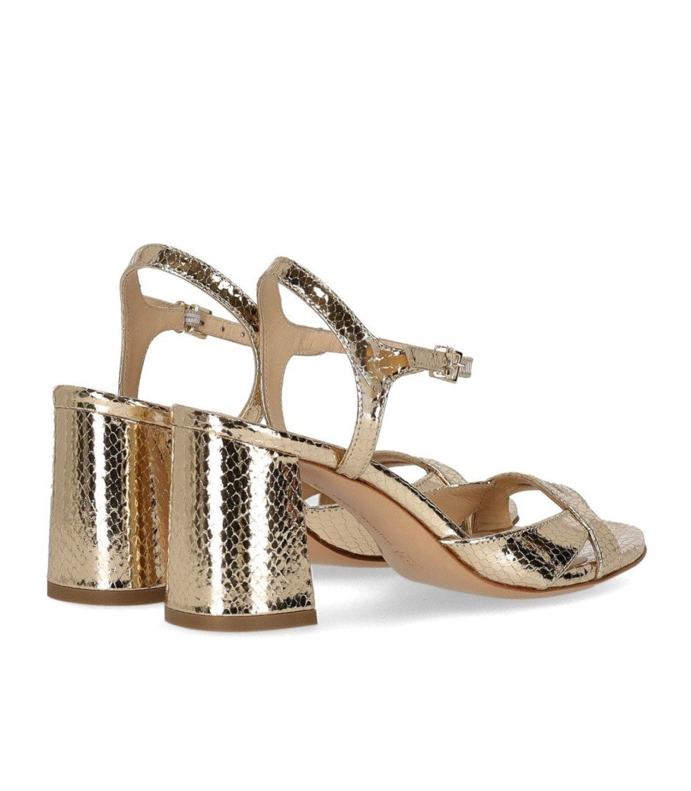 Sergio Levantesi Glenda Gold Heeled Sandal