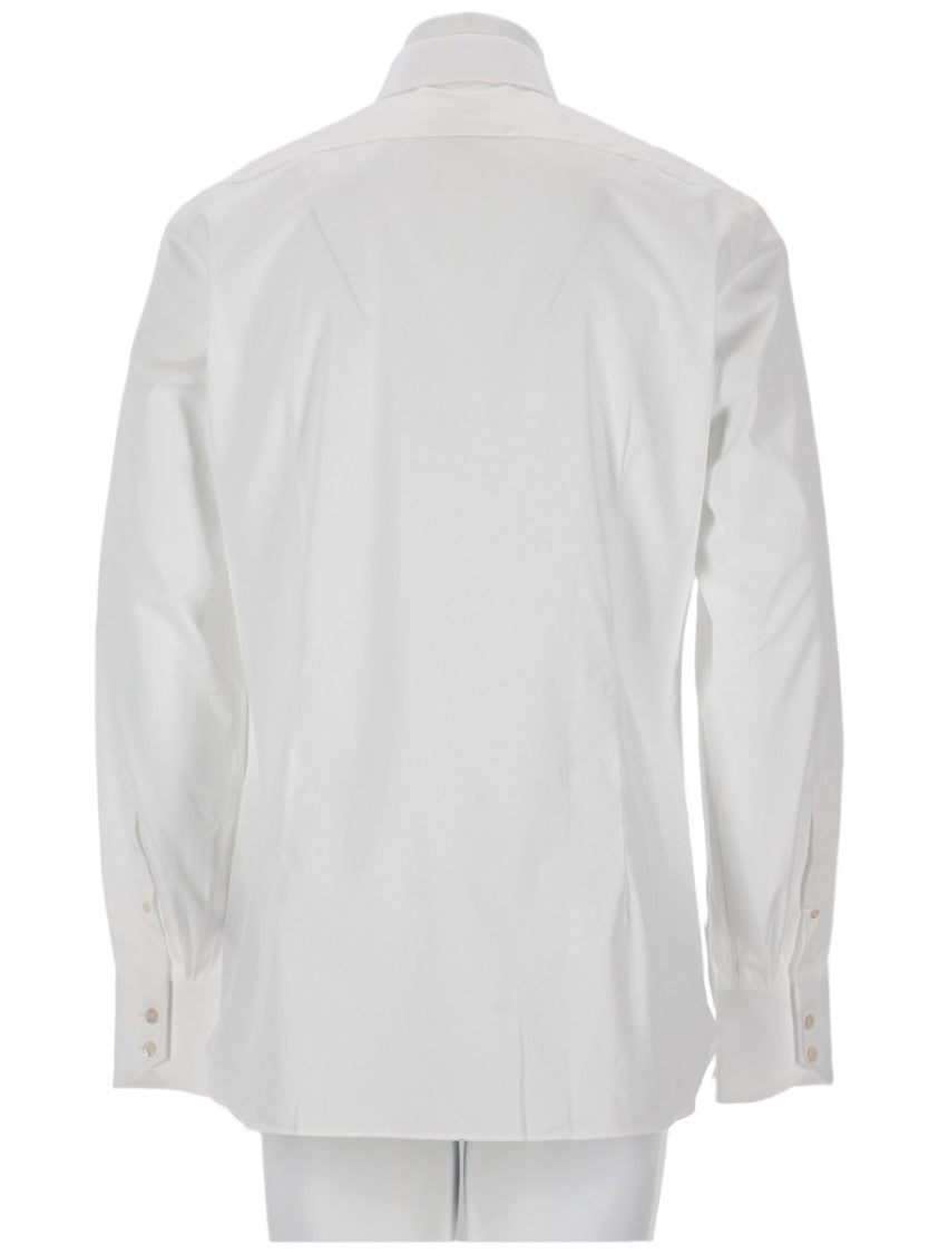 Tom Ford Classic Pointed Collar Slim Fit Cotton Shirt