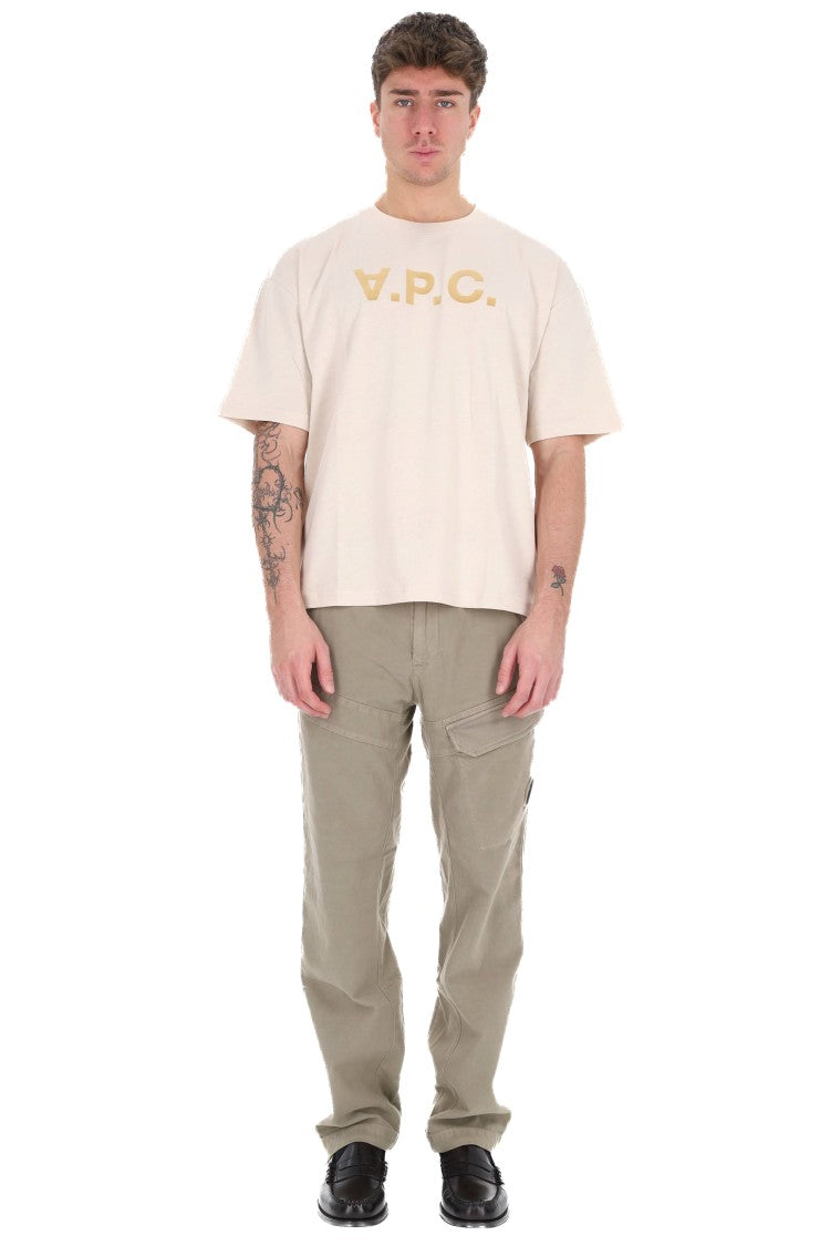 A.P.C. Vpc Large Logo Cotton T-Shirt