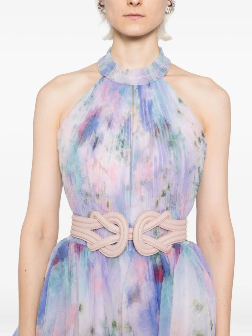 Saiid Kobeisy Floral Printed Long Dress