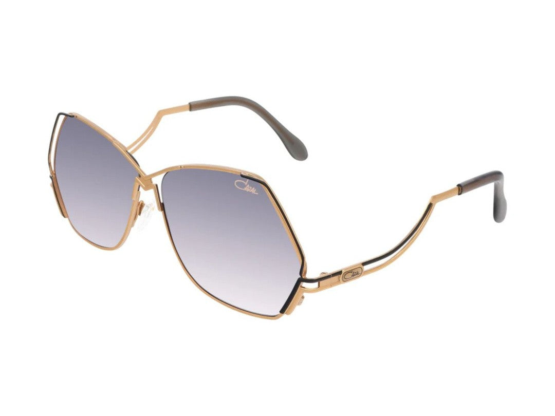 Cazal Gold 226/3 Oversized Geometric Sunglasses