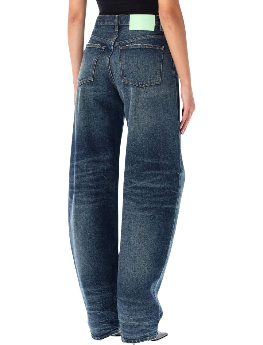 Haikure Bibi Vintage Blue Wide-Leg Jeans