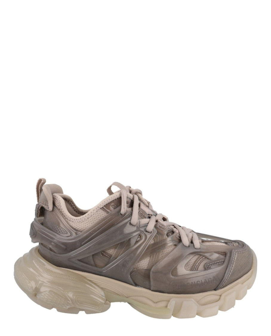 Balenciaga Chunky Low-Top Sneakers With Glossy Translucent Layers