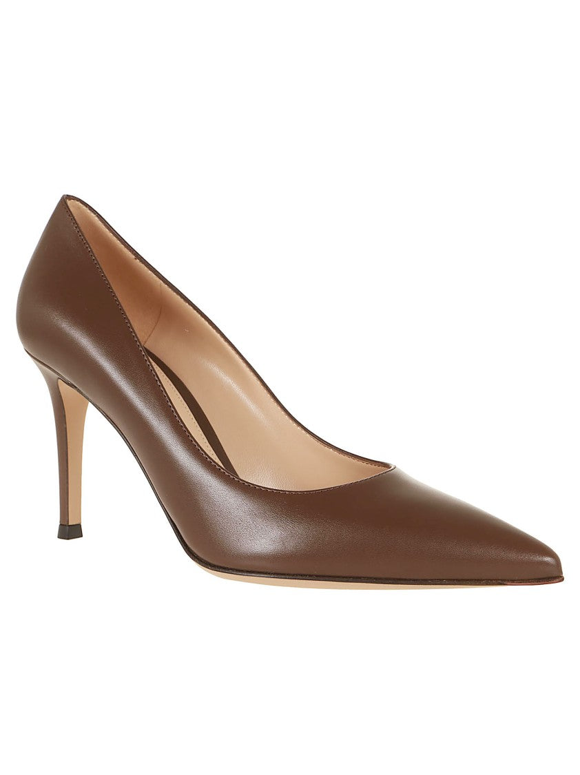 Gianvito Rossi Classic Pointed Toe Pumps With 85 Mm Stiletto Heel