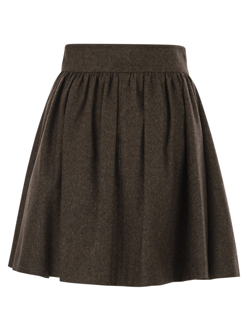 Max Mara Bernini1234 - Short Wool Skirt